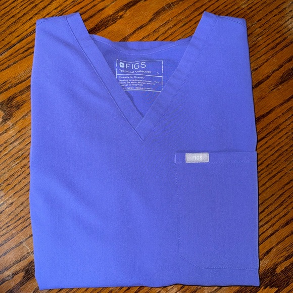 Figs Tops Figs Amethyst Purple One Pocket Scrub Top Poshmark